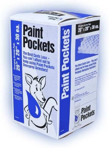 20x20 Paint Pockets WHITE Overspray Arrestor (Case of 30)
