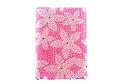 Aquarius Premium Hand Made Diamonte Case with LCD Protector and Microfibre Cleaning Cloth for Kindle 4 2011 - Pink Silver Leaves