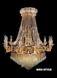 30% Lead Crystal Chandelier #BIRDSTYLE36