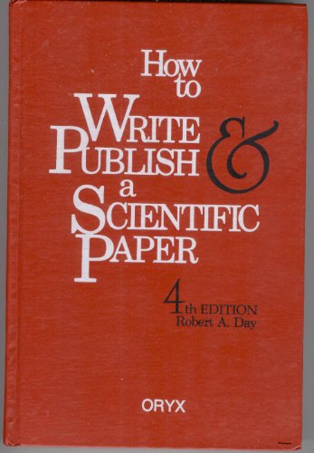 how to write and publish a scientific paper
