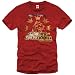 Pablo Escobars Cocaine Kingdom Slim Fit T-Shirt, weinrot A292 Gr.: L