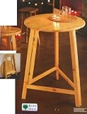 Party Stehtisch aus Massivholz 78cm Durchmesser, klappbar