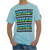 Mens Quiksilver Surfing Beach T-Shirt - 2009 DESIGN (Rock Hard V-Neck) - Large