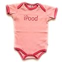 iPood - Silly Baby Onesie, Pink, 3 - 6 Months