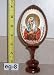 Russian Easter Icon Egg * Madonna of Emotion * Wood * eg-8