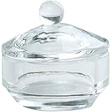 Leegoal 2 pcs New For Liquid Powder Tool Crystal Dappen Dish Nail Art Acrylic