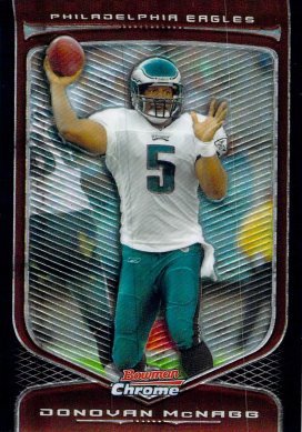 2009 Bowman Chrome Xfractor Donovan McNabb Philadelphia Eagles #19 Football Card