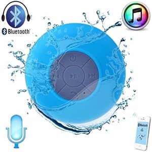 Easy go Mini enceinte &eacute;tanche sans fil Bluetooth 3.0 pour douche