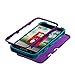 Asmyna TUFF Hybrid Phone Protector Cover for LG VS450PP Optimus Exceed 2 - Retail Packaging - Purple/Teal