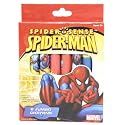 8pc Spiderman Jumbo Crayons In Window Box