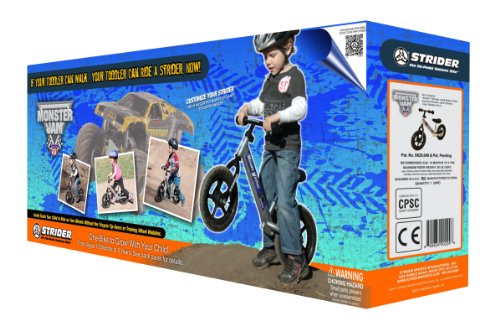 Strider Sports  Monster Jam  Balance Bike