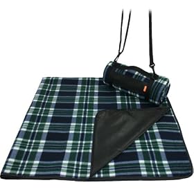 Picnic Rug Travel Rug Waterproof Backing Spring Tartan