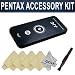 Accessory Kit for PENTAX Q, PENTAX DSLR (645D K-m K-r K-x K-5 K-7 K10D K20D K100D K110D K200D K2000) *ist (D DL DL2 DS DS2) - Includes: IR Wireless Remote Control + Lens Cleaning Pen + 5 Premium Goja Microfiber Cleaning Cloths