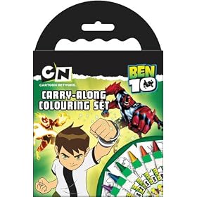 Ben 10 Carry-Along Colouring Set