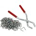 Hog Ring Pliers Upholstery 100 Clip Fasteners Tools