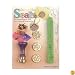 Manuscript Pen Decorative Sealing Set with Green Wax