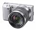 Sony NEX-5KS Systemkamera (14 Megapixel, Live View, Full HD Videoaufnahme) Kit silber inkl. 18-55mm Objektiv