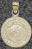 Oklahoma Sooners University Seal 5/8 5/8 Pendant