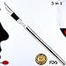 ABAM - Wine Bottle Chiller Stainless Steel Stick 3 in 1 with Aerator to Enhance Flavor and Designed Pourer in Gift Box - Keep Wine Chill longer - To chill wine from inside