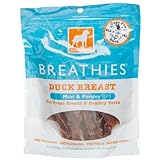 Dogswell Breathies for Dogs, Duck Breast, Mint and Parsley, 5-Ounce Pouches (Pack of 6)