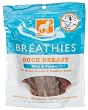 Dogswell Breathies for Dogs, Duck Breast, Mint & Parsley, 5-Ounce Pouches (Pack of 6)