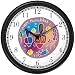 Hanukkah Dreidels Plate Judaica Jewish Theme Wall Clock by WatchBuddy Timepieces (Hunter Green Frame)