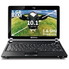 Gateway LT2016U Netbook with Windows XP Home, 10.1 LCD