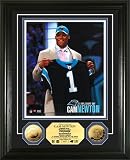 Cam Newton Carolina Panthers "Draft Day" 24KT Gold Coin Photo Mint