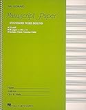 Manuscript Paper Standard Wire-Bound 12 Stave