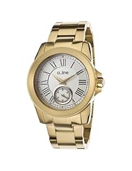 a_line Womens AL-80021-YG-22 Amare Analog Display Japanese Quartz Gold Watch