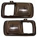 Driver and Passenger Inside Inner Brown Door Handle Trim Bezels Replacement for Toyota 69277-32060-W3 69277-32060-W3