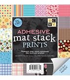 Adhesive Back Printed Paper Mat Stack 6x6, 60/Pad: Assorted