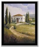 Carolyne Hawley - Tuscany Afternoon - Framed 22.5x18.5 Art Print Poster
