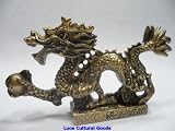 2012 is DRAGON YEAR! feng shui 5 Brass Colored Dragon - RST026