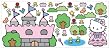 RoomMates RMK1200GM Hello Kitty Princess Castle Peel & Stick Giant Wall Decal