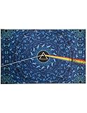 Sunshine Joy 3D Pink Floyd The Dark Side Of The Moon Tapestry Lyrics Blue 60x90 Inches