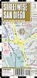Streetwise San Diego Map - Laminated City Center Street Map of San Diego, California - Folding pocket size travel map with trolley lines