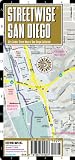 Streetwise San Diego Map - Laminated City Center Street Map of San Diego, California - Folding pocket size travel map with trolley lines