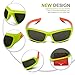 RIVBOS Rubber Kids Polarized Sunglasses With Strap Glasses Shades for Boys Girls Baby and Children Age 3-10 RBK002 (025-green)