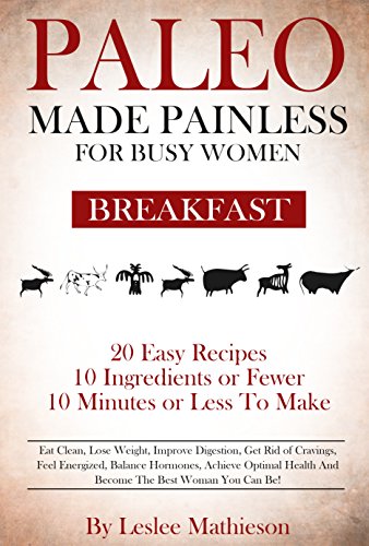 PALEO MADE PAINLESS FOR BUSY WOMEN:BREAKFAST: Quick And Easy Gluten Free, Dairy Free For Weight Loss And Optimal Health!