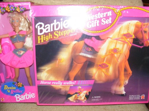 Barbie Western Gift Set High Stepper Horse and Denim Ruffles Barbie 51knH0DEoWL Barbie Western Gift Set High Stepper Horse and Denim Ruffles Barbie