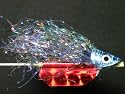 NEW FLIES Nuclee-r Holographic & Glow in Dark Lazar Floating Polaris Flies Holographic & Glow in Dark Floating Head Tube & Trolling Turbulator Fly #103