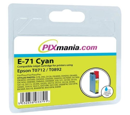 Druckerpatrone 159E007102 entsprechend Epson T0712/T0892 – Cyan