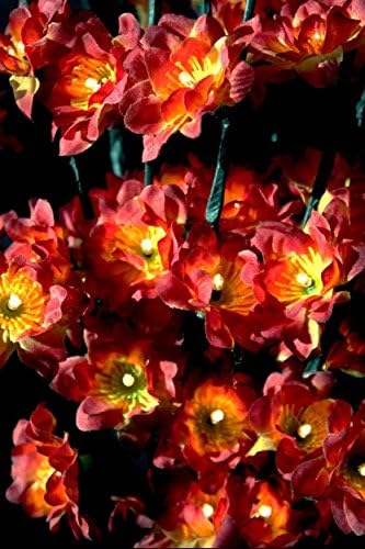 The Light Garden 184107 Illuminated Plum Nouveau Branch, 60 Lights (Burgundy)