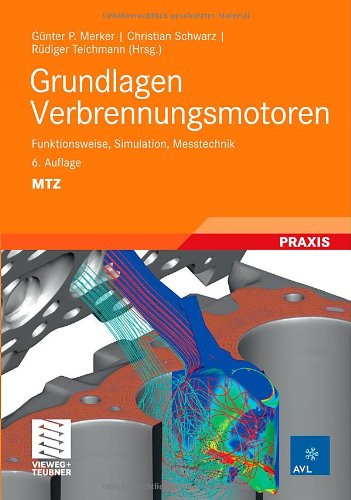 Produkt-Bild: Grundlagen Verbrennungsmotoren: Funktionsweise, Simulation, Messtechnik (ATZ/MTZ-Fachbuch)