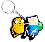 Adventure Time with Finn and Jake 3-d Rubber Keychain - FINN & JAKE