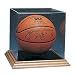 Basketball Display Case (Wood Base) (No Logo)