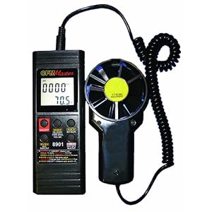 General Tools DCFM8901 Digital Two Piece Air Flow Meter with RS232 Output by General Tools