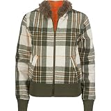 FULL TILT Bomber Womens Hoodie - Olive Combo