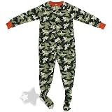 Camo Footed Sleeper Pajamas for Boys